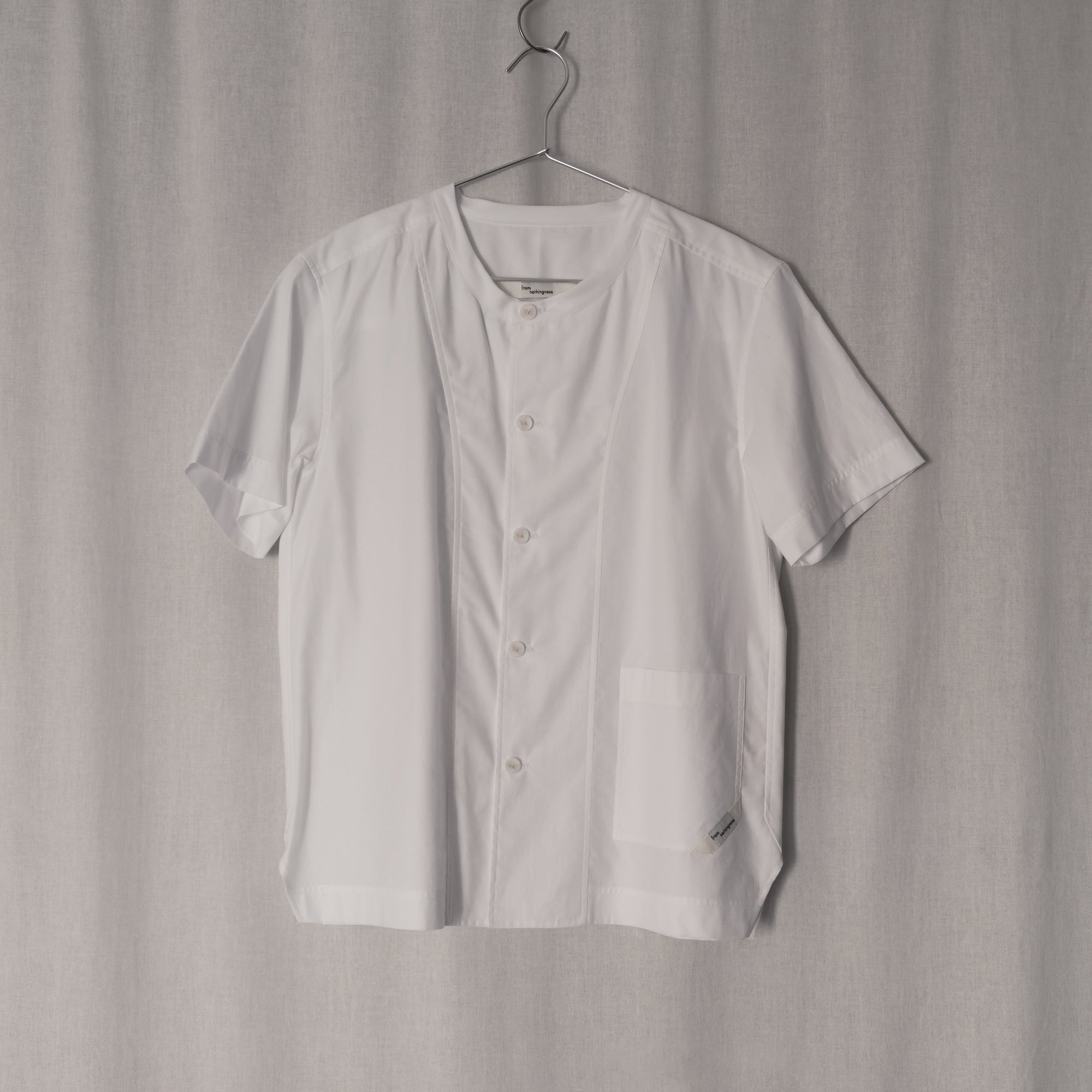 relax wear: short sleeve shirt - white