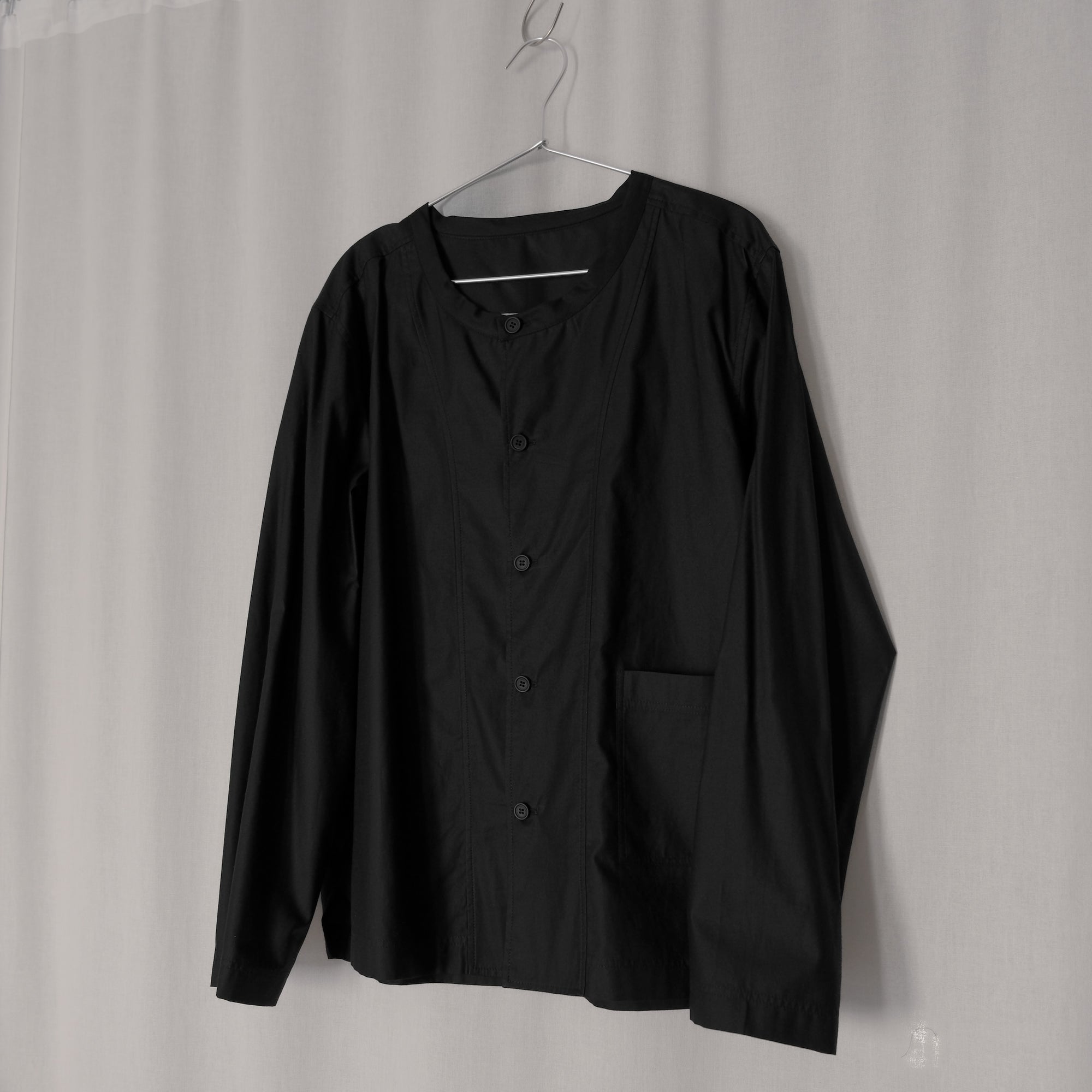 relax wear: long sleeve shirt - black